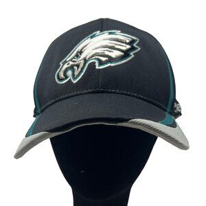 Philadelphia Eagles Reebok Fitted Hat Cap Men's S/M NFL On Field Green Flexfit